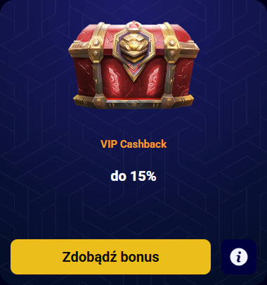 Skrzynia VIP Cashback do 15% w BlitzBet Casino